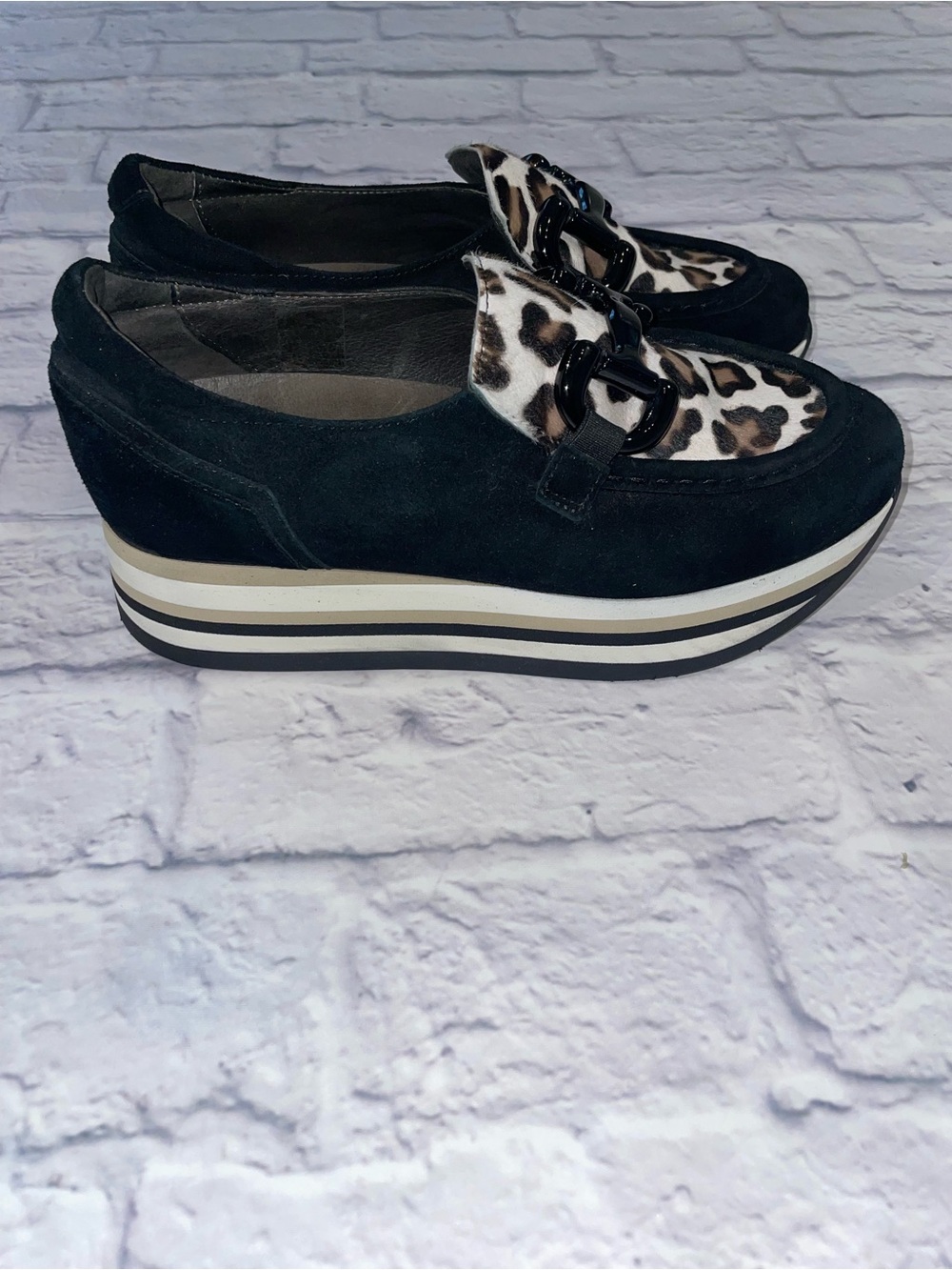 Softwaves Alina Suede Platform Sneakers. Size 37